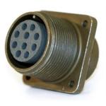 ITT Cannon-CT6TA12S-3SS Connector Circular Conn Circular SKT 2 POS Solder ST Cable Mount 2 Terminal 1 Port