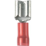 Panduit-DNF18-111-C Connector Terminals Quick Disconnect Terminal 18-22AWG Brass Red F 17.5mm Tin Bottle