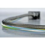 HellermannTyton-173-00400 Cable Accessories Cable Accessories Braided Sleeving Polyethylene Terephthalate Tin/Black