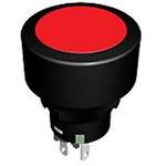 NKK Switches-M2B15AA5G30-FC Switch Push Button Switch Push Button ON (ON) SPDT Round Plunger 0.1A 28VAC 28VDC 0.4VA Momentary Thru-Hole PC Pins