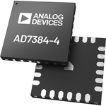 Analog Devices-AD7384-4BCPZ-RL7 Analog to Digital Converters - ADCs 4-Channel Quad ADC SAR 4Msps 14-bit Serial (1-Wire, 2-Wire, 4-Wire, SPI) 24-Pin LFCSP EP T/R