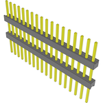 Samtec-EW-18-12-G-S-435 Connector Headers and PCB Receptacles Conn Board Stacker HDR 18 POS 2.54mm Solder ST Top Entry Thru-Hole Bulk