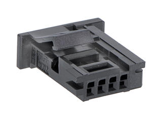 2058272041 - ConnTAK50 Tang Receptacle, Single Row, 4 Circuits, Key A, Black
