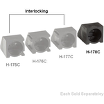 Bivar-H-178C-3 Lighting Accessories T-1 3/4 (5MM) TRI-LEAD LED HOLDER