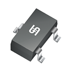 Taiwan Semiconductor-BC847CW RFG GP BJT Trans GP BJT NPN 45V 0.1A 200mW 3-Pin SOT-323 T/R