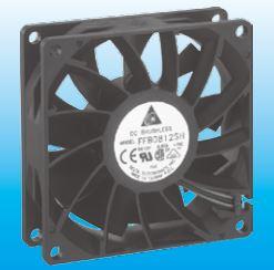 Delta Electronics-FFB0824SH-TZW1 Blowers and Fans DC Fan Axial Ball Bearing 24V 20.4V to 26.4V 67.02CFM 48.6dB 80 X 80 X 25.4mm