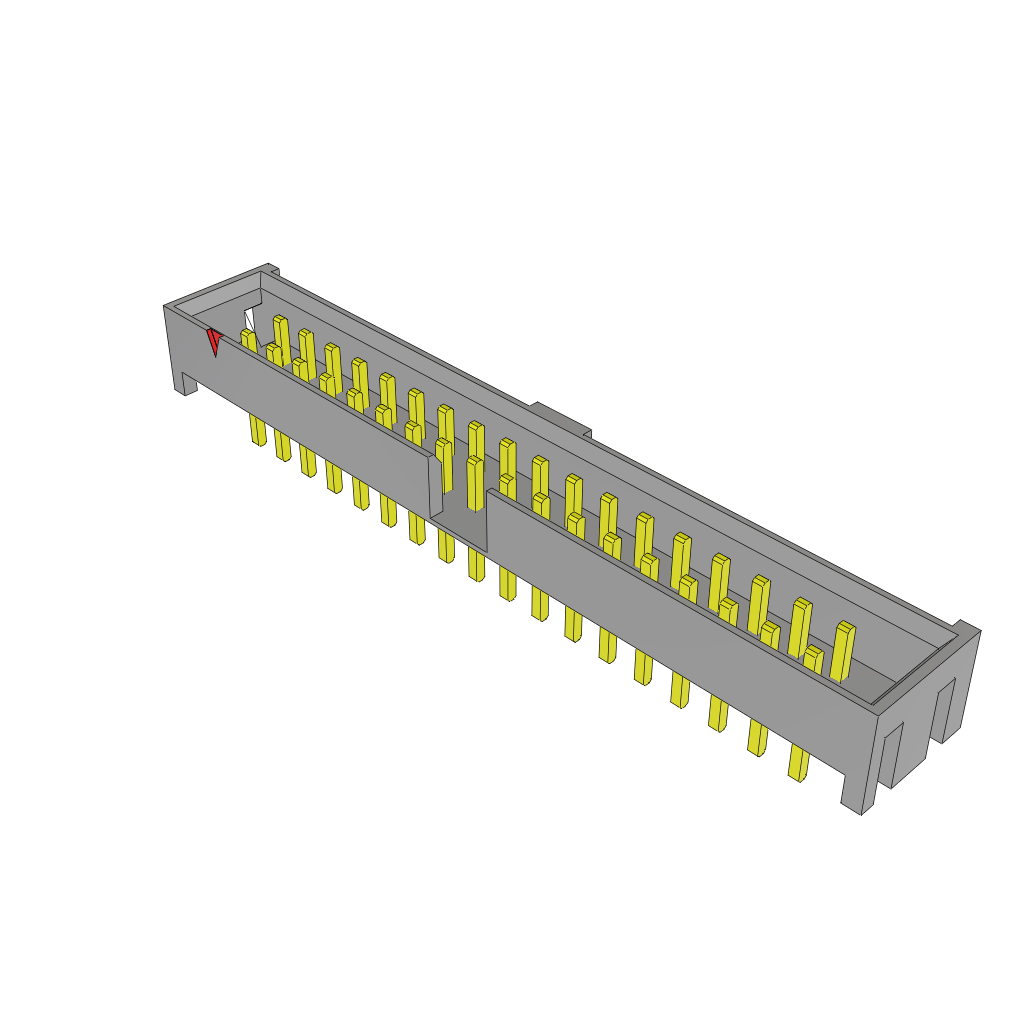 Samtec-STMM-118-01-G-D Connector Headers and PCB Receptacles Conn Shrouded Header HDR 36 POS 2mm Solder ST Thru-Hole Tube