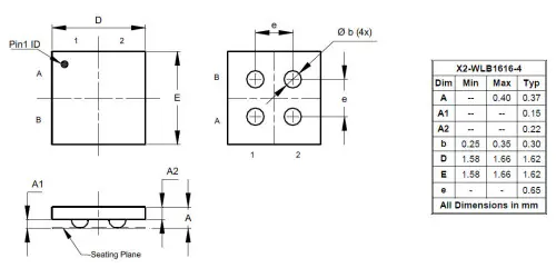 DMN2036UCB4 product image