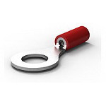 TE Connectivity-171511-3 Connector Terminals Ring Tongue Terminal 16-22AWG Copper Red 27.7mm Tin Bag
