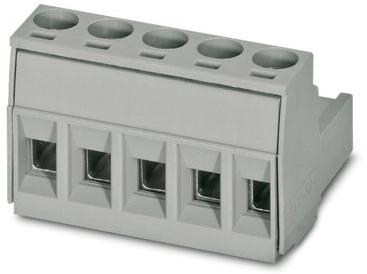 PHOENIX CONTACT-5448637 Connector Terminal Blocks Conn PC Terminal Block F 4 POS 5.08mm Screw RA Cable Mount 12A