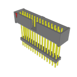 Samtec-ZSS-115-07-L-D-1000 Connector Headers and PCB Receptacles Conn Elevated Shrouded Header (4 Sides) HDR 22 POS 2.54mm Solder ST Thru-Hole Bulk