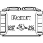 Panduit-CVRSBC4 Cable Accessories Cable Accessories Insulating Cover Polypropylene Black