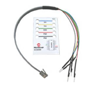 Breadboard Cable, Connect ICD 2 to Breadboard Tie-Points, RJ11 Plug to Free / Stripped Ends