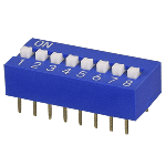 Same Sky (formerly CUI Devices)-DS01C-254-L-03BE Switch DIP Switch DIP OFF ON SPST 3 Raised Slide 0.025A 24VDC PC Pins 2.54mm Thru-Hole Tube