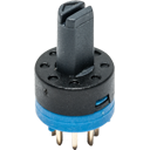 C&K-RM101002BCB Switch Rotary Switch Rotary N.O./N.C. SPST 2 Flush Screwdriver Slot PC Pins 0.5A 48VDC