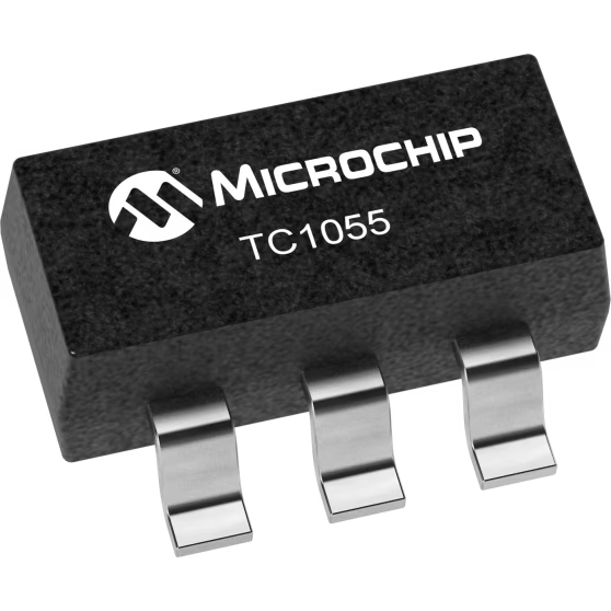 Microchip Technology-TC1055-5.0VCT713 Linear Regulators LDO Regulator Pos 5V 0.1A Automotive AEC-Q100 5-Pin SOT-23 T/R
