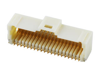 2035674007 - 1.00mm Pitch, Pico-Clasp PCB Header, Dual Row, Right-Angle, Surface Mount, 0.76µm Gold Plated, Inner Positive Lock, 40 Circuits, Natural