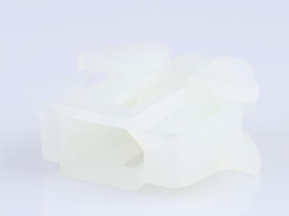 1501761020 - Standard .062"+ Plug Housing, Single Row, with Panel Mount Latch, 2 Circuits