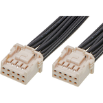 Molex-2219551104 Cable Assembly Other Cable Assembly UL 10002 0.6m 22AWG Wire to Board to Wire to Board 10 to 10 POS M-M Crimp-Crimp Bag