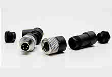 1200910012 - Nano-Change (M8) Attachable Connectors, 90° Angle Male, 4 Poles