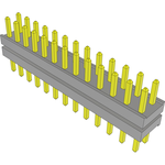 Samtec-TW-13-02-G-D-140-120 Connector Headers and PCB Receptacles Conn Board Stacker HDR 26 POS 2mm Solder ST Top Entry Thru-Hole Bulk