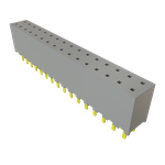 Samtec-SQW-116-01-L-D Connector Headers and PCB Receptacles Conn Socket Strip SKT 32 POS 2mm Solder ST Top Entry Thru-Hole Tube
