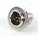 Switchcraft-TB4MB Connector Audio and Video Conn Mini XLR Connector M 4 POS Solder Cup ST Panel Mount 4 Terminal 1 Port