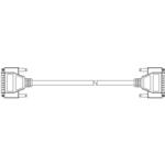 Amphenol Communications Solutions-CS-DSDHD62MM0-005 null Cable Assembly D-Sub 1.524m High Density D-Subminiature to High Density D-Subminiature 62 to 62 POS M-M