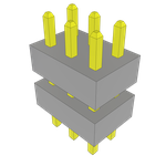 Samtec-TW-03-02-G-D-200-090 Connector Headers and PCB Receptacles Conn Board Stacker HDR 6 POS 2mm Solder ST Top Entry Thru-Hole Bulk Samtec-TW-03-02-G-D-200-090 Connector Headers and PCB Receptacles Conn Board Stacker HDR 6 POS 2mm Solder ST Top Entry Thru-Hole Bulk