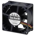 SANYO DENKI-9G0848H101 Blowers and Fans DC Fan Axial Ball Bearing 48V 40.8V to 55.2V 80CFM 49dB 80 X 80 X 38mm Sensor