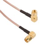 Amphenol RF-135104-03-06.00 Cable Assembly Coaxial Cable Assembly RG316 0.152m SMA to SMA PL-PL Bag