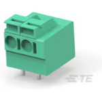 TE Connectivity-1776261-2 Connector Terminal Blocks Conn Eurostyle Block F 2 POS 5mm Solder RA Thru-Hole 10A/Contact Carton