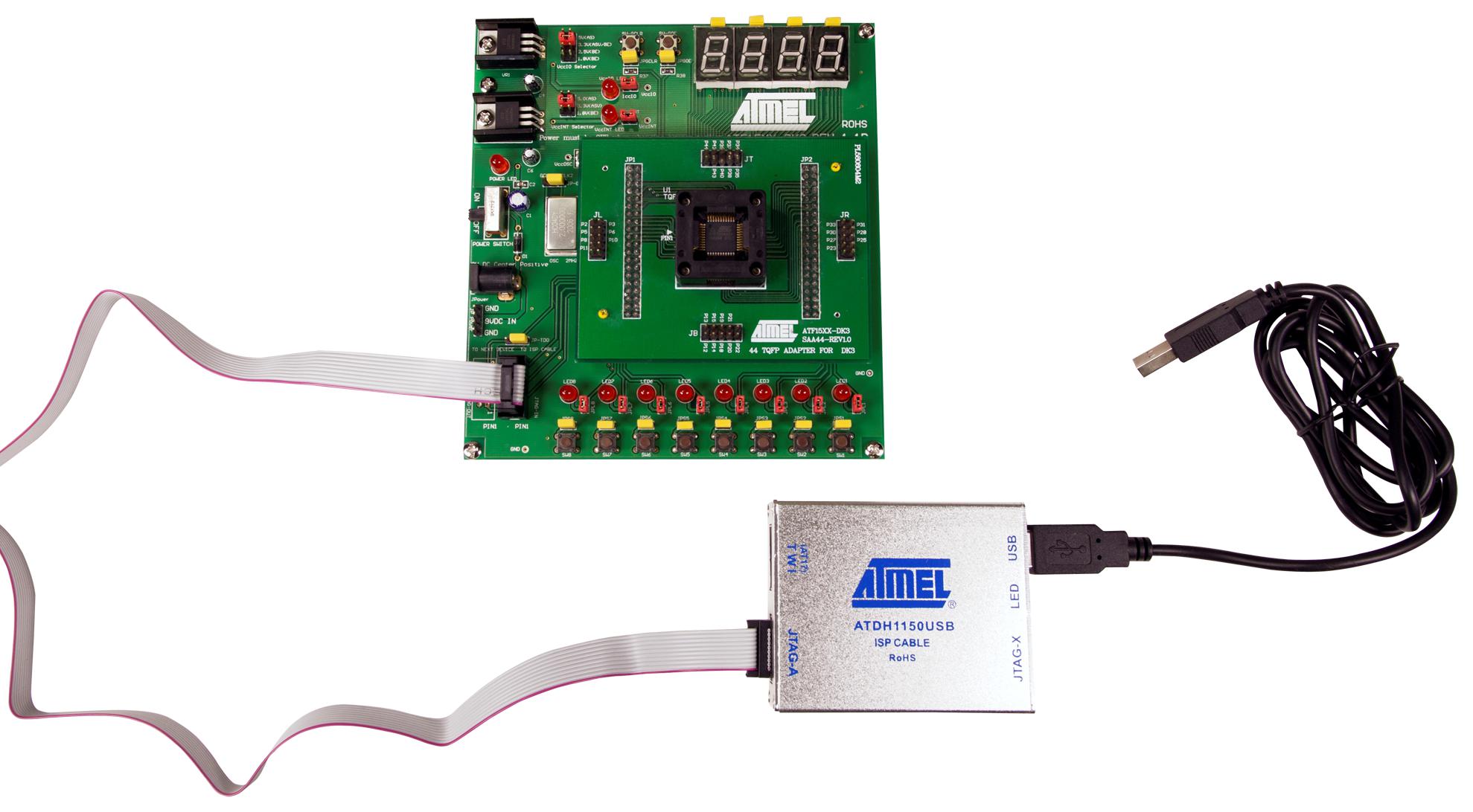 Development Kit, ATF15xx Family CPLDs, Logic Doubling, In-System Programming