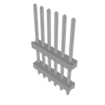 Samtec-TW-06-07-T-S-563-094 Connector Headers and PCB Receptacles Conn Board Stacker HDR 6 POS 2mm Solder ST Top Entry Thru-Hole Bulk