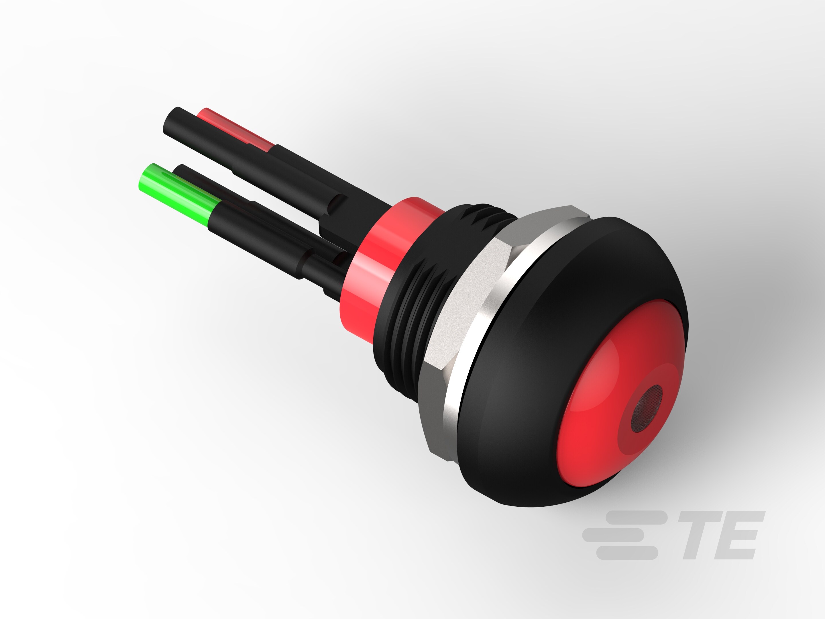 PB OFF/ON FC RED M1 TERM BLU LED IP68 50-1-2329389-0