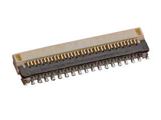 5035663702 - 0.30mm Pitch Easy-On FPC Connector, Right-Angle, Bottom Contact, 0.95mm  Height, 37 Circuits, Gold over Nickel Plating