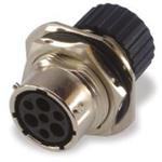 ITT Cannon-TNM7S14-0304S1L Connector Circular Conn Circular SKT 7 POS Jam Nut 7 Terminal 1 Port Single
