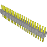 Samtec-MTMS-124-25-G-S-110 Connector Headers and PCB Receptacles Conn Unshrouded Header HDR 24 POS 1.27mm Solder ST Top Entry Thru-Hole Tube