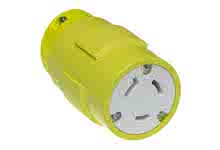 1301410069 - Super-Safeway Connector with Locking Blade, 2 Pole/3 Wire, NEMA L7-30, 277V