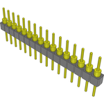 Samtec-TS-116-T-A-1 Connector Headers and PCB Receptacles Conn Unshrouded Header HDR 16 POS 2.54mm Solder ST Top Entry Thru-Hole Tube