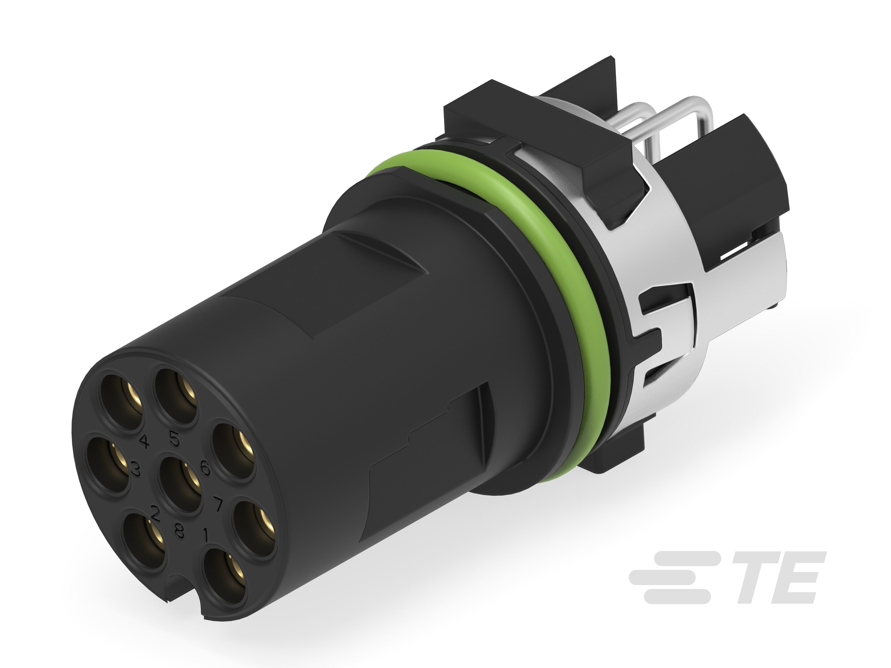 M12 FEMALE, A CODE,RA, 8P THR REAR MOUNT-225616-E M12 FEMALE, A CODE,RA, 8P THR REAR MOUNT-225616-E