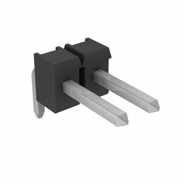 AMPMODU Mod II Breakaway TH RA Tin 2 Pins