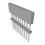 Samtec-ESQT-110-02-F-S-500 Connector Headers and PCB Receptacles Conn Elevated Socket SKT 10 POS 2mm Solder ST Top Entry Thru-Hole Layer Samtec-ESQT-110-02-F-S-500 Connector Headers and PCB Receptacles Conn Elevated Socket SKT 10 POS 2mm Solder ST Top Entry Thru-Hole Layer