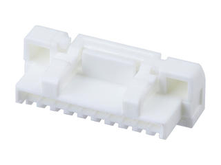 5023801000 - CLIK-Mate Plug Housing, 1.25mm Pitch, Single Row, Positive Lock, 10 Circuits, White