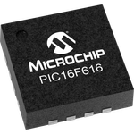 Microchip Technology-PIC16HV616-I/ML Microcontrollers - MCUs MCU 8-bit PIC RISC 3.5KB Flash 2.5V/3.3V/5V 16-Pin QFN EP Tube