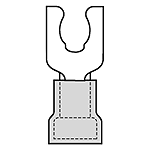 Molex-0191150024 Connector Terminals Snap Spade Tongue Terminal 14-16AWG Copper Blue 20.96mm Electro Tin Avikrimp™ Bag