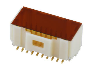 2035654017 - 1.00mm Pitch, Pico-Clasp PCB Header, Dual Row, Vertical, Surface Mount, 0.76µm Gold Plated, Inner Positive Lock, with Pick-and-Place Tape, 40 Circuits, Natural