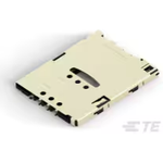 TE Connectivity-1981959-1 Connector Memory Card Conn SIM Card HDR 6 POS 2.54mm Solder ST SMD 1.2A/Contact T/R