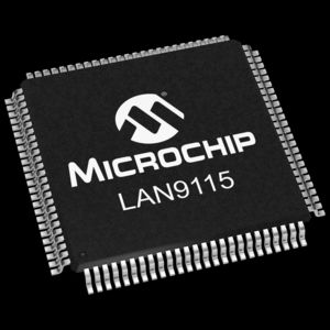 Ethernet Controller, Ethernet Controller, IEEE 802.3af, 2.97 V, 3.63 V, TQFP, 100 Pins