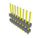 Samtec-ZW-08-09-S-S-300-100 Connector Headers and PCB Receptacles Conn Board Stacker HDR 8 POS 2.54mm Solder ST Top Entry Thru-Hole Bulk Samtec-ZW-08-09-S-S-300-100 Connector Headers and PCB Receptacles Conn Board Stacker HDR 8 POS 2.54mm Solder ST Top Entry Thru-Hole Bulk